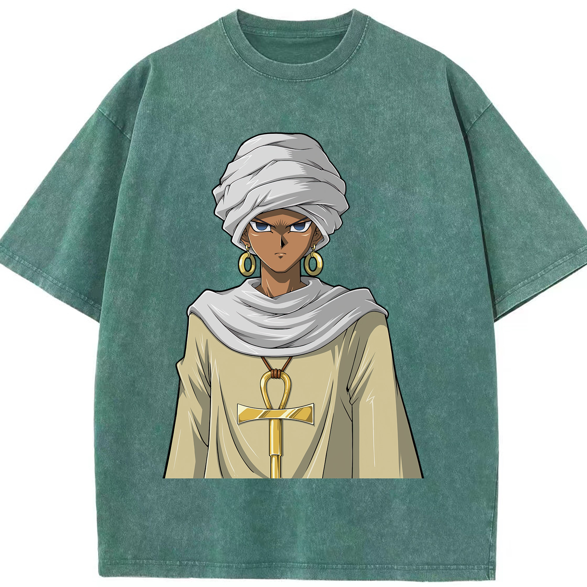 （画像用） 遊☆戯☆王 Yu-Gi-Oh! 綿100% ヴィンテージ風 半袖Tシャツ（フロントプリント）